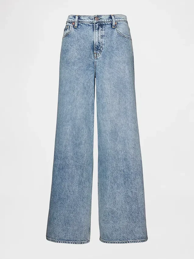 Jeans baggy ultrasoft a vita media