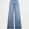 Jeans baggy ultrasoft a vita media