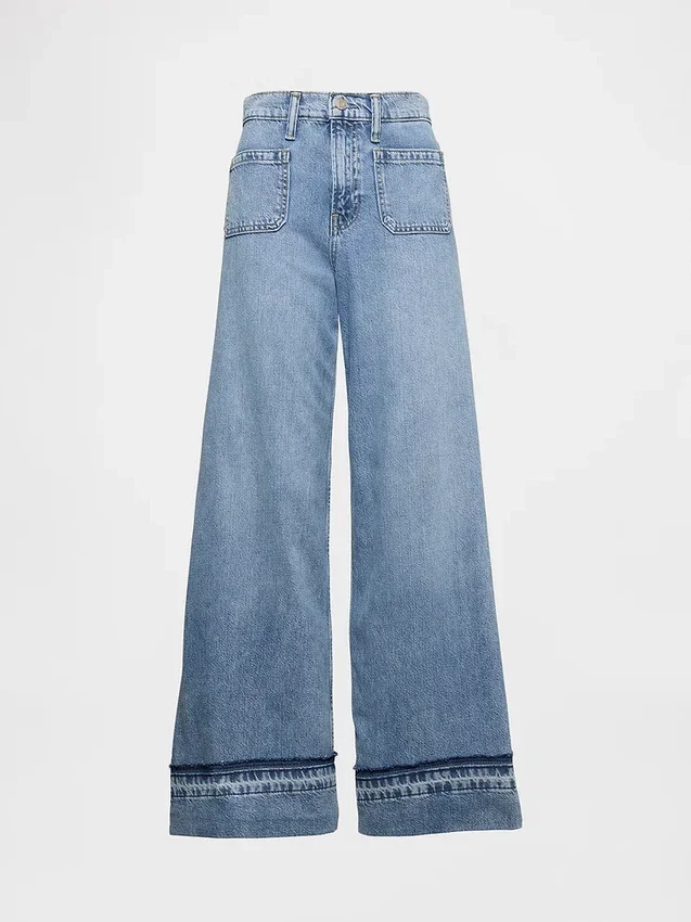 Jeans baggy ultrasoft a vita media