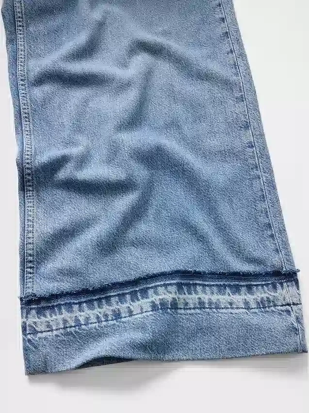 Jeans baggy ultrasoft a vita media