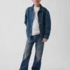 Jeans bootcut dal taglio morbido per bambini