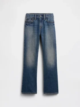 Jeans bootcut dal taglio morbido per bambini