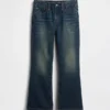 Jeans bootcut dal taglio morbido per bambini