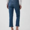 Jeans capri a vita alta