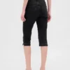 Jeans capri a vita alta e taglio corto