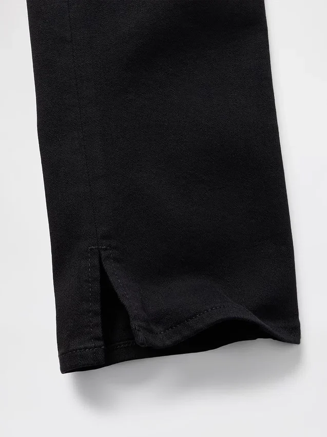Jeans capri a vita alta e taglio corto