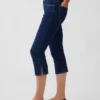 Jeans capri a vita bassa