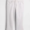 Jeans capri a vita bassa
