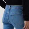 Jeans capri a vita bassa