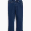 Jeans capri a vita bassa