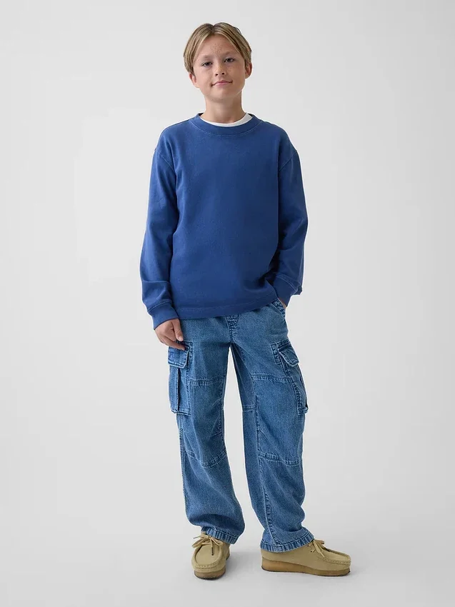 Jeans cargo Easy per bambini
