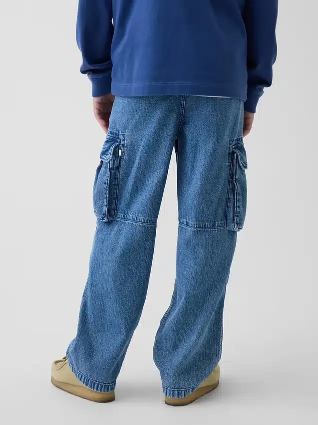 Jeans cargo Easy per bambini