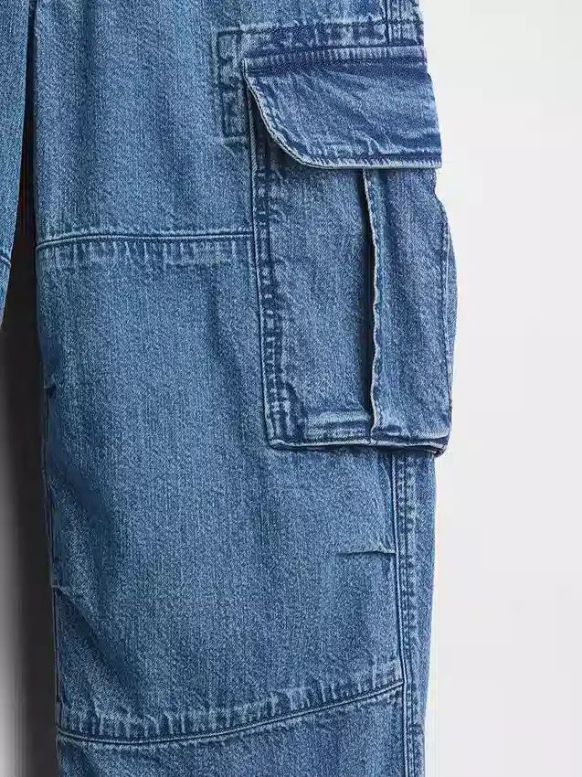 Jeans cargo Easy per bambini