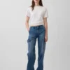Jeans cargo larghi a vita bassa in stile anni ’90