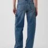 Jeans cargo larghi a vita bassa in stile anni ’90