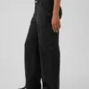 Jeans cargo larghi a vita media in stile anni '90