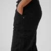 Jeans cargo larghi a vita media in stile anni '90