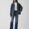 Jeans cropped a vita alta, slim e dritti in stile anni '90
