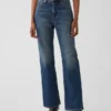 Jeans cropped a vita alta, slim e dritti in stile anni '90