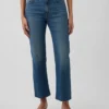 Jeans cropped a vita alta, slim e dritti in stile anni '90