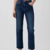 Jeans cropped a vita alta, slim e dritti in stile anni '90