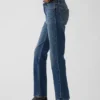 Jeans cropped a vita alta, slim e dritti in stile anni '90