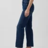 Jeans cropped a vita alta, slim e dritti in stile anni '90