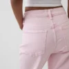 Jeans cropped a vita alta, slim e dritti in stile anni '90