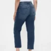 Jeans cropped a vita alta, slim e dritti in stile anni '90
