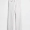 Jeans cropped a vita alta, slim e dritti in stile anni '90