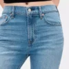 Jeans cropped a vita alta, slim e dritti in stile anni '90