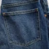 Jeans cropped a vita alta, slim e dritti in stile anni '90