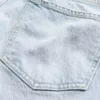 Jeans cropped a vita alta, slim e dritti in stile anni '90