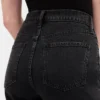 Jeans cropped a vita alta, slim e dritti in stile anni '90