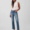 Jeans cropped a vita bassa, lunghi e dal taglio slim