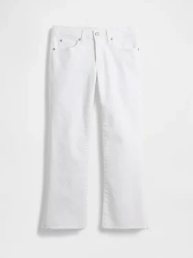 Jeans cropped a vita bassa, lunghi e dal taglio slim