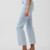 Jeans cropped a vita bassa, lunghi e dal taglio slim