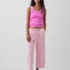 Jeans cropped larghi in stile anni '90 a vita bassa
