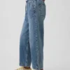 Jeans cropped larghi in stile anni '90 a vita bassa