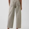 Jeans cropped larghi in stile anni '90 a vita bassa