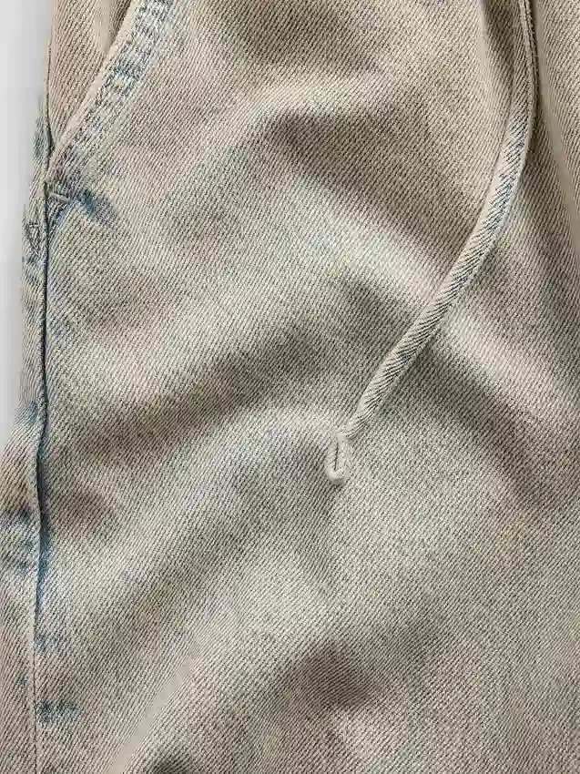 Jeans cropped larghi in stile anni '90 a vita bassa