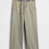 Jeans cropped larghi in stile anni '90 a vita bassa