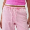 Jeans cropped larghi in stile anni '90 a vita bassa