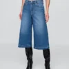 Jeans culotte a vita alta