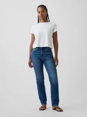 Jeans Curvy a vita alta, slim e dritto in stile anni '90