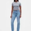 Jeans Curvy a vita alta, slim e dritto in stile anni '90