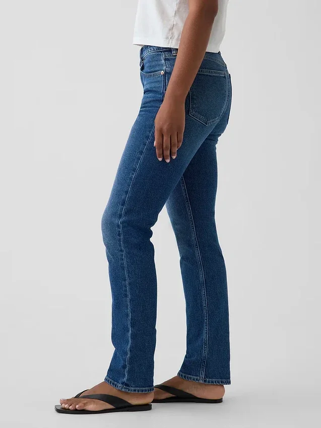 Jeans Curvy a vita alta, slim e dritto in stile anni '90