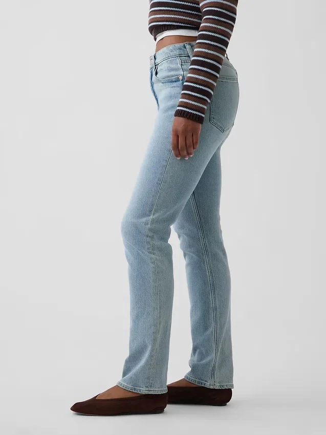 Jeans Curvy a vita alta, slim e dritto in stile anni '90