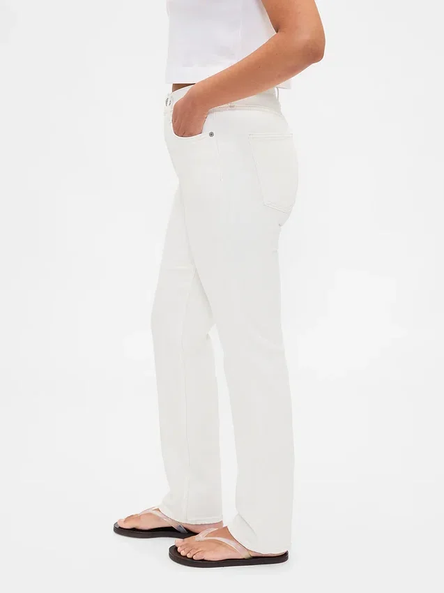 Jeans Curvy a vita alta, slim e dritto in stile anni '90