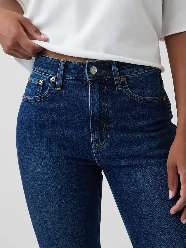 Jeans Curvy a vita alta, slim e dritto in stile anni '90